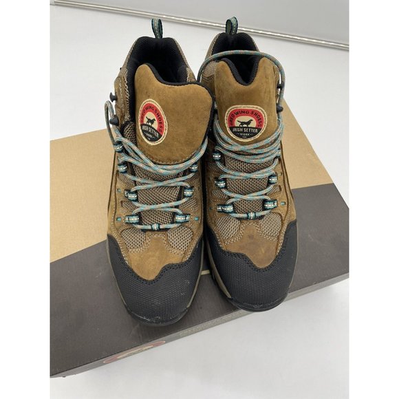 WOMENS Red Wing Irish‎ Setter Two Harbors Safety Toe 83204 Work Hiker Boots 9.5 - Picture 2 of 9